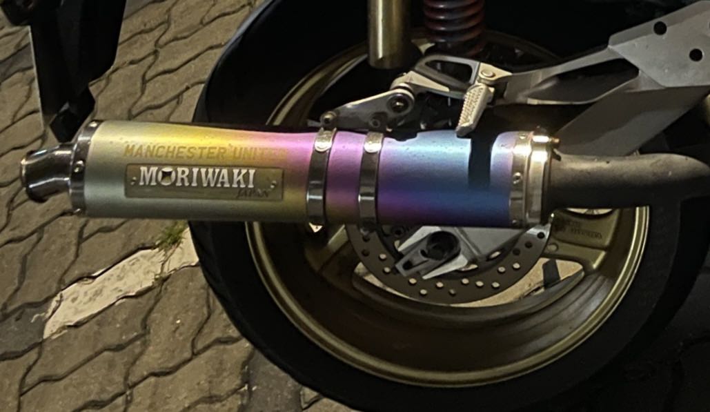 moriwaki exhaust cb400