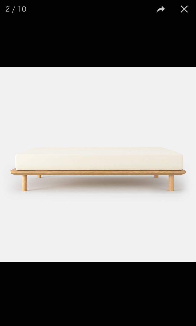 Muji Bed Frame Queen, Furniture & Home Living, Furniture, Bed Frames