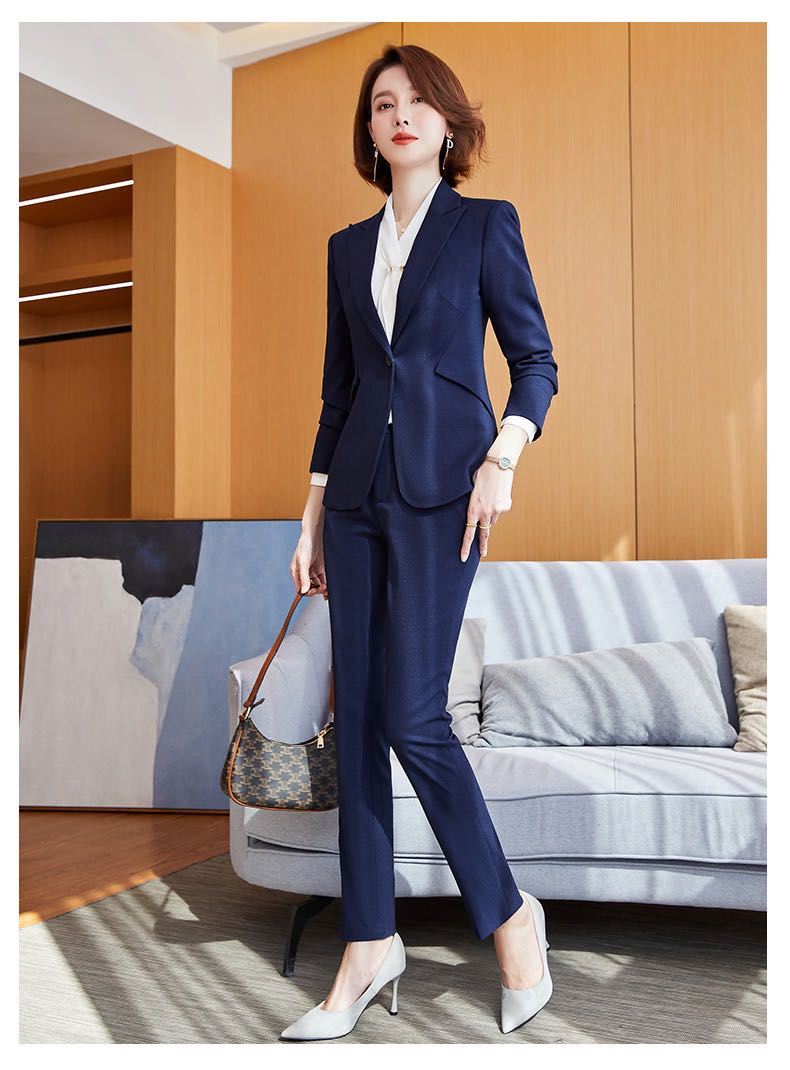 Woman navy blue blazer hotsell