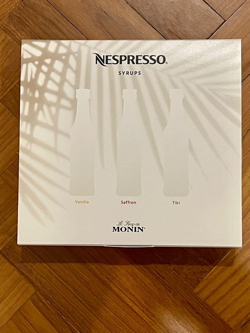 Nespresso Le Sirop de Monin Coffee Syrups (Vanilla/Saffron/Tiki), Food