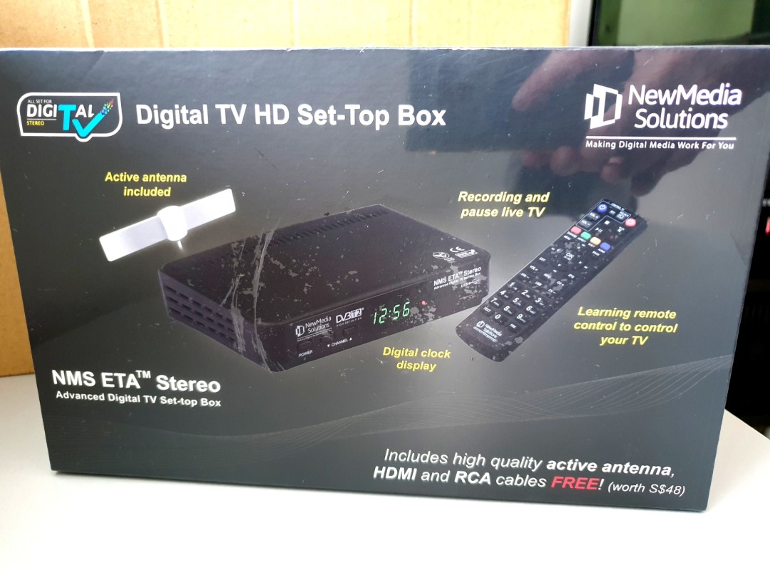 BNIS New Media Solutions ETA Digital TV HD SetTop Box, TV & Home