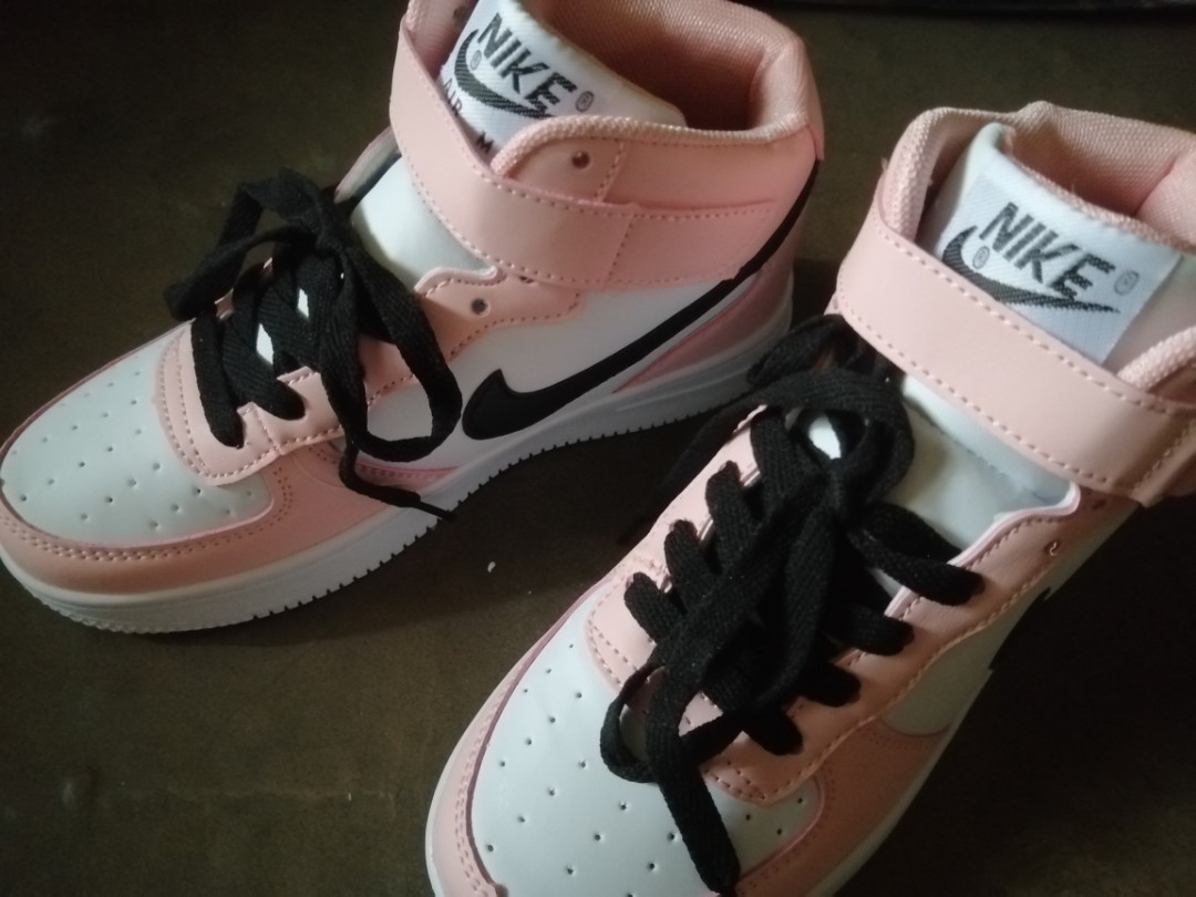 NIKE AJ Air Force 1 Ulzzang Women Sneakers High top Shoes Chic Sports White Shoes