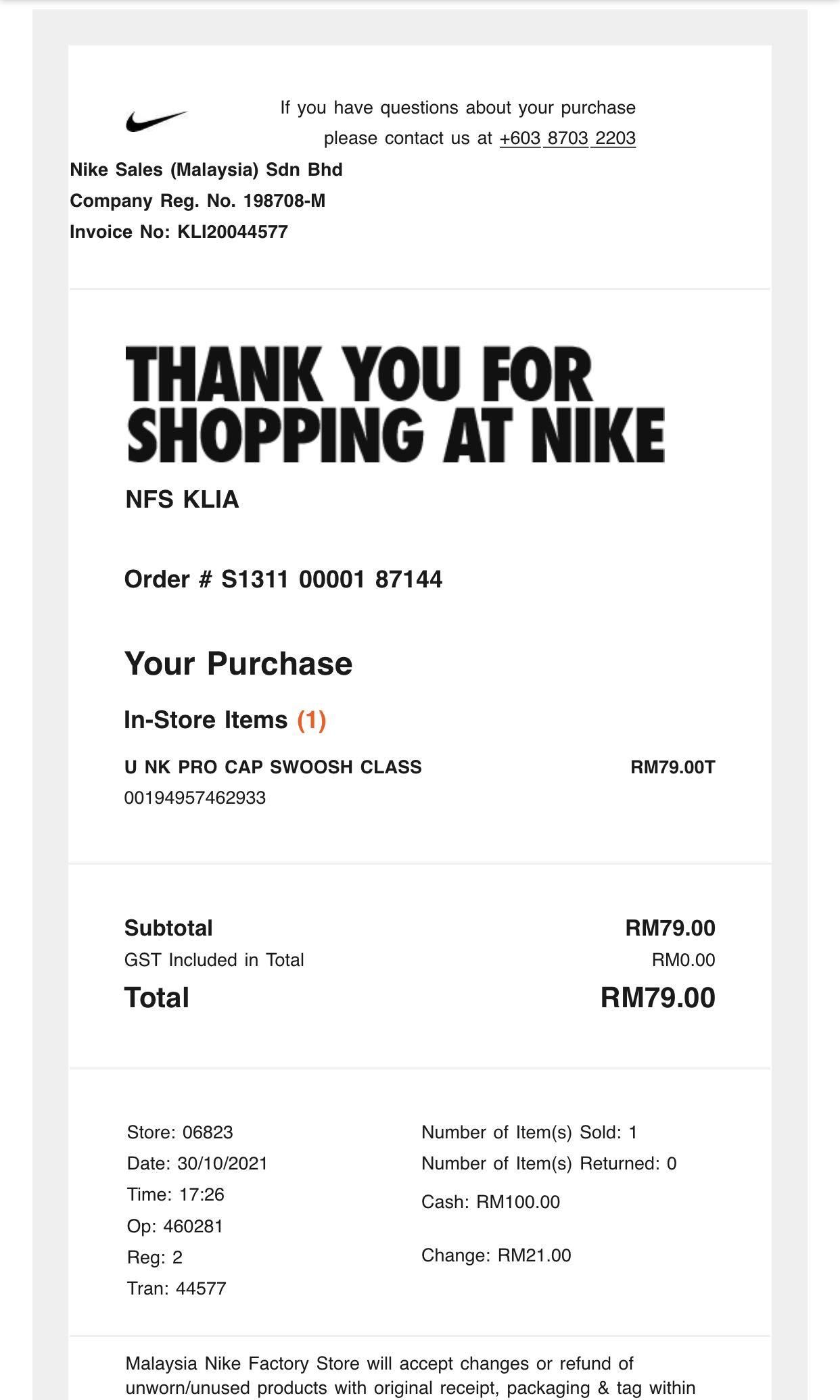 Nike 87144 outlet