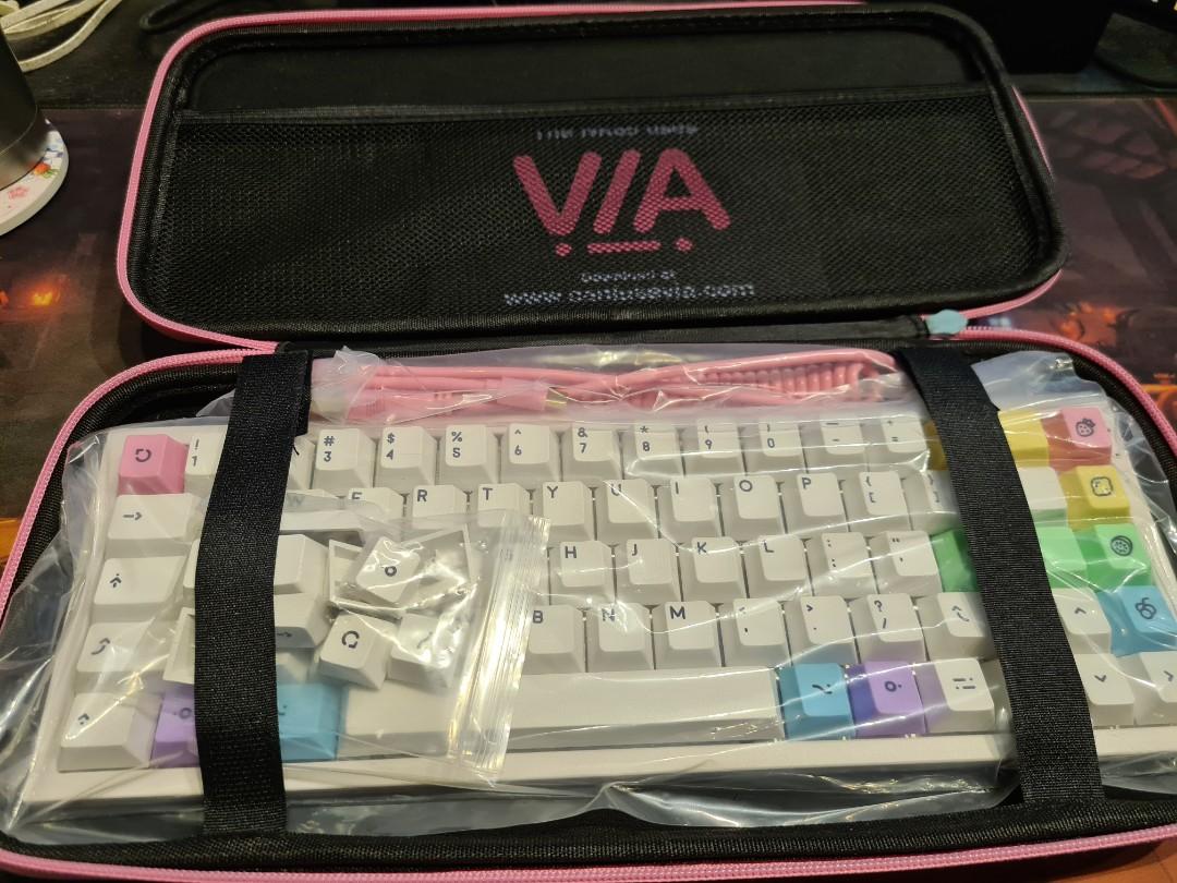 Limited NovelKeys NK65 Milkshake edition prebuilt mechanical keyboard kit, Computers & Tech