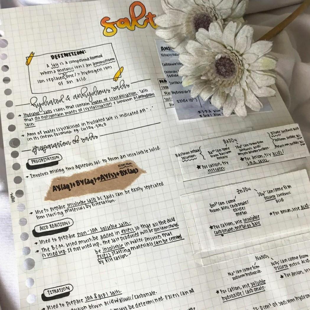 O LEVEL NOTES (Category: Stationery & School Supplies) located in Singapore. Submitted by strayzzk (Listing ID 1123378361, Image 4). Description: Comprehensive hand-made notes Pure science $0.10/topic $5/subject ✅ Chemistry ✅ Biology ✅ Physics (in the form of flash cards) Model answers, theory, experiments, diagrams etc included Humanities (SS,History) $1/Issue(SS)/Book(Hist) $5/Subject ✅Social studies ✅Elective history (in the form of mind-maps)