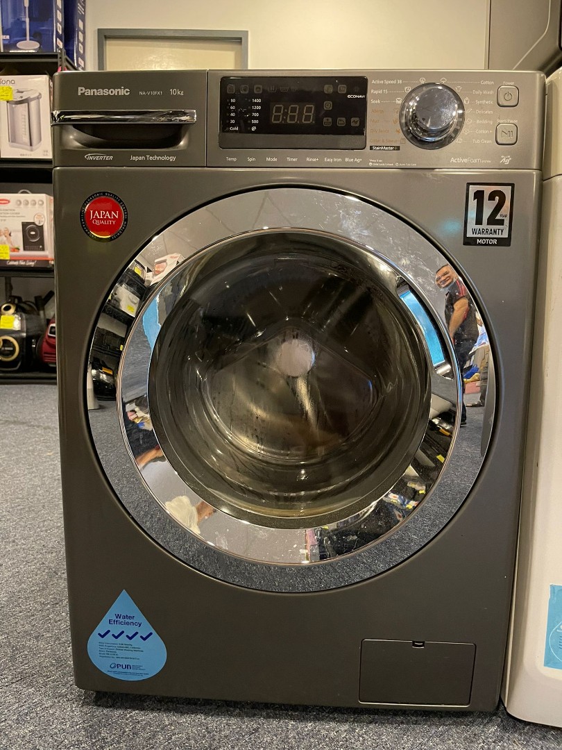 PANASONIC 10KG FRONT LOAD WASHING MACHINE NAV10FX1, TV & Home