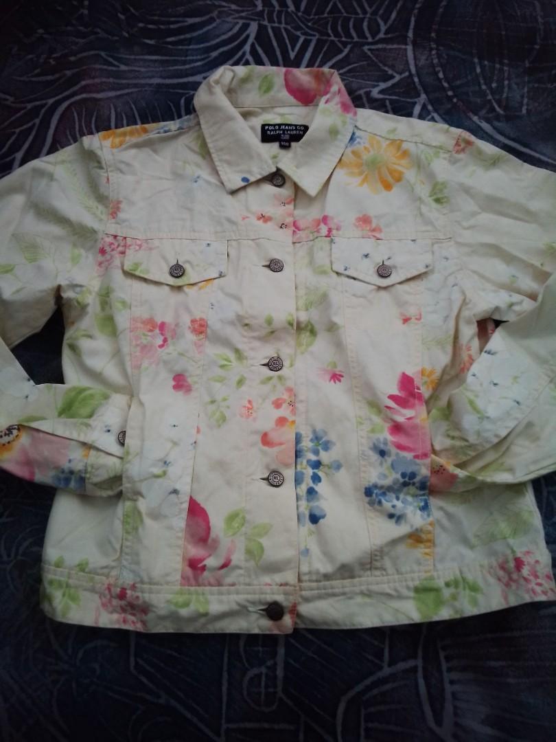 Ralph lauren floral jacket discount