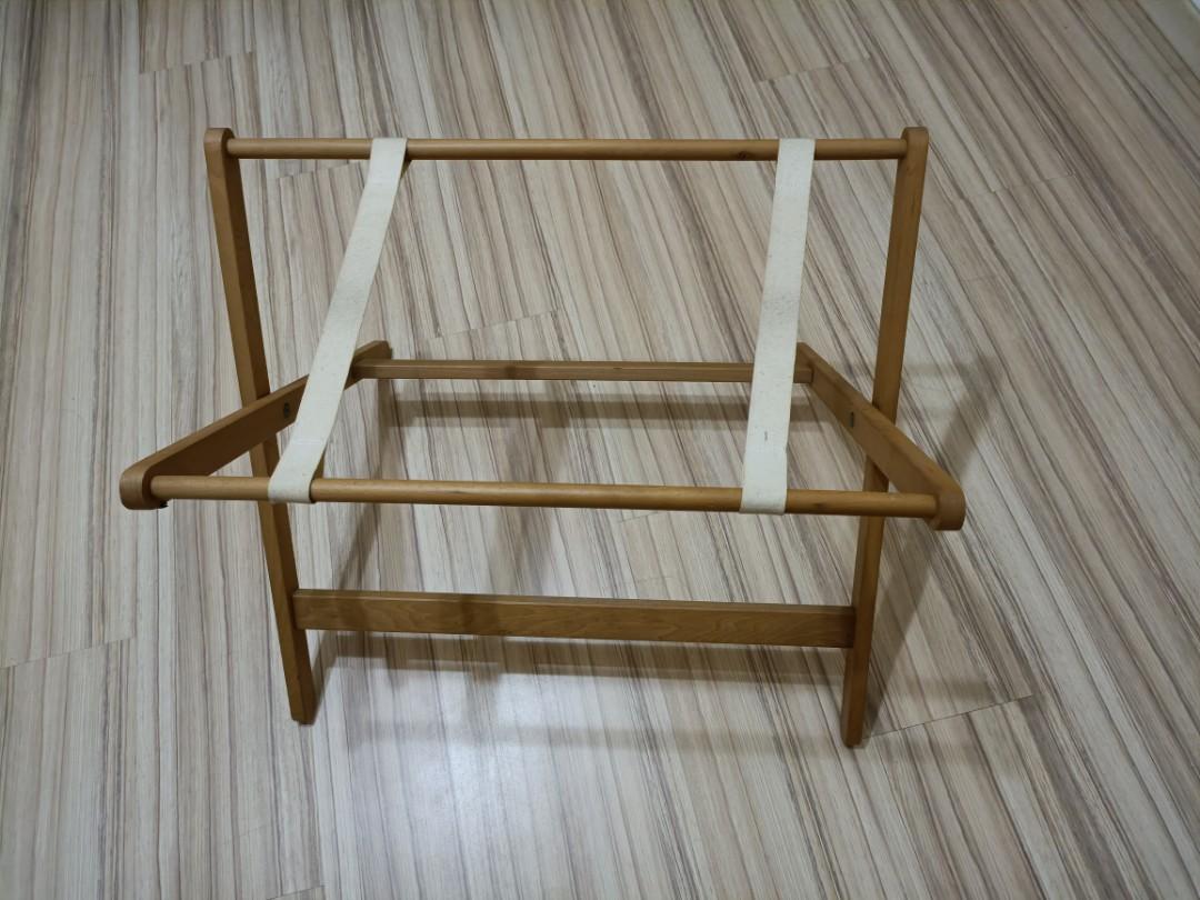 Portable serving table (Category: Tables & Sets) located in Singapore. Submitted by stay21 (Listing ID 1123463178, Image 2). Description: moving out by 20 Nov self collect at tampines heavy wood kept in store for few years can be used as serving table, coffee table.