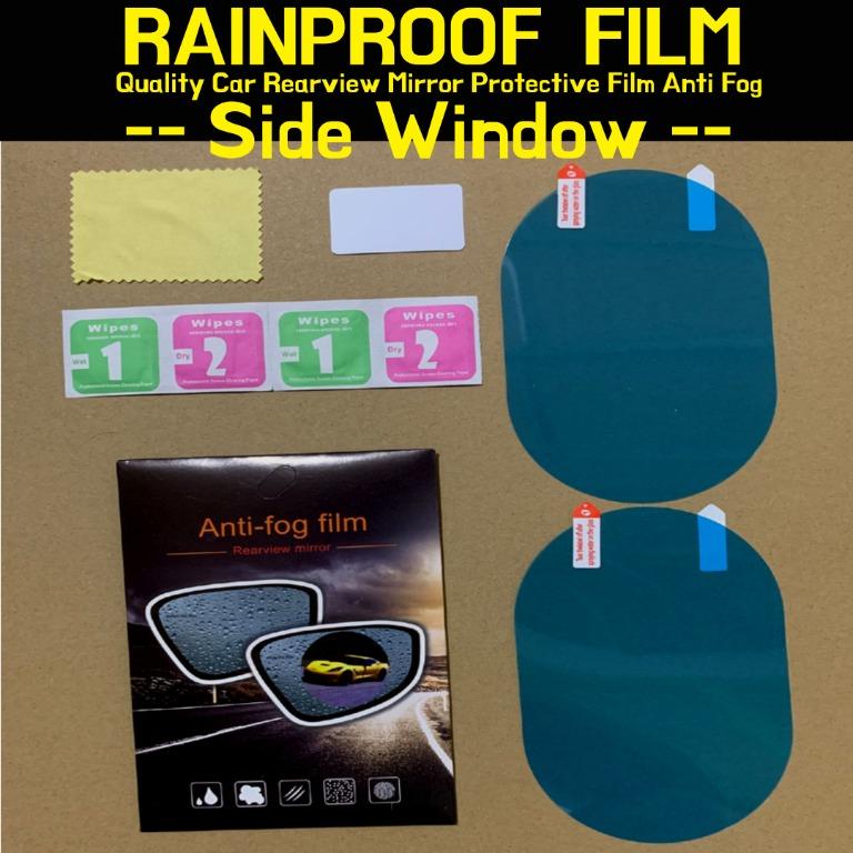 Quality Car Rearview Mirror Protective Film Anti Fog Clear Rainproof Rear  View Mirror Protective Soft Film, Community on Carousell