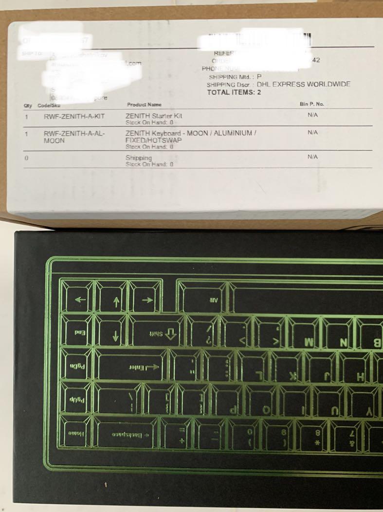 RAMA works Zenith mechanical keyboard (BNIB), Computers & Tech, Parts