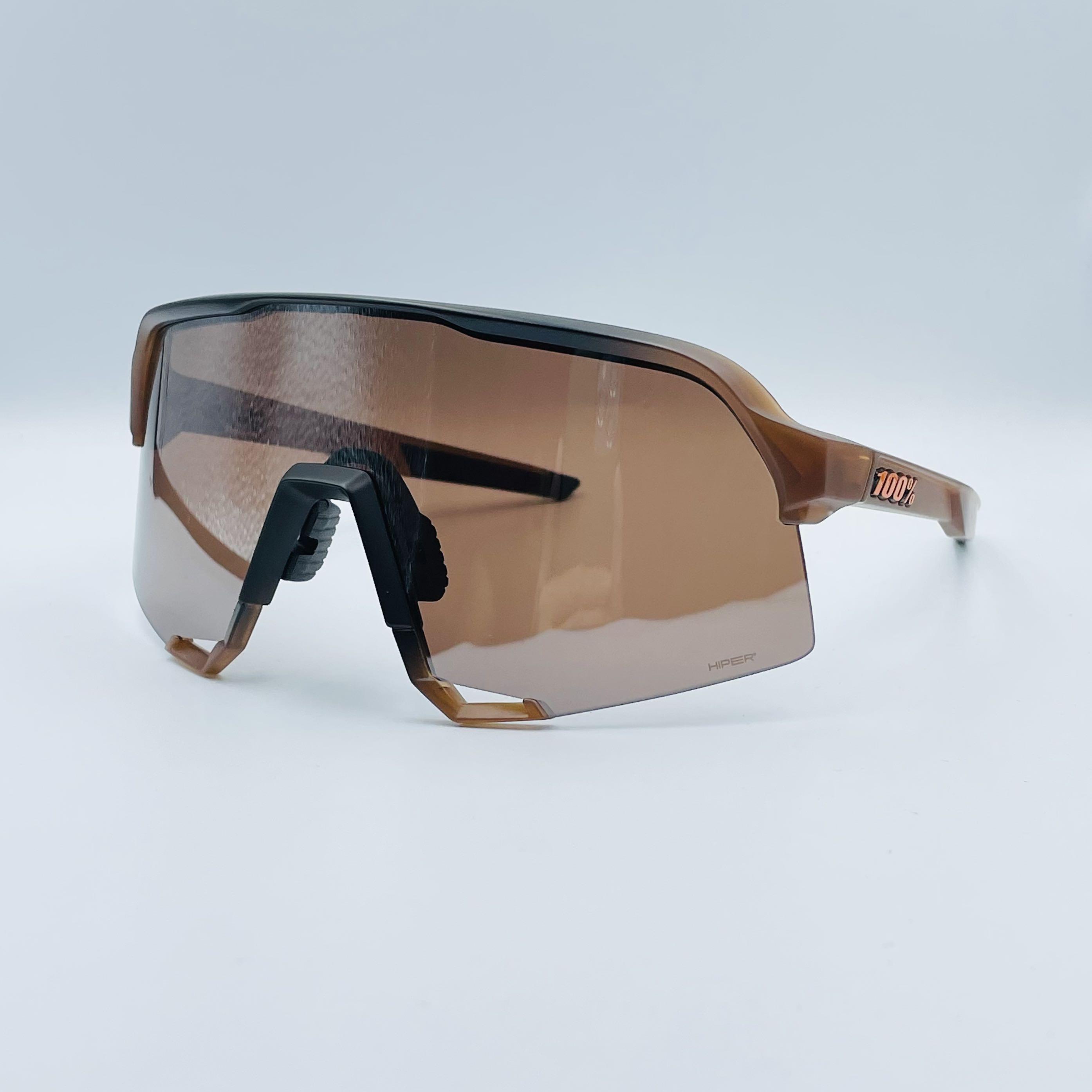 100%S3 Matte Translucent Brown Fade新品未使用 100% S3 Matte Translucent Brown Fade HiPER® Silver Mirror Lens