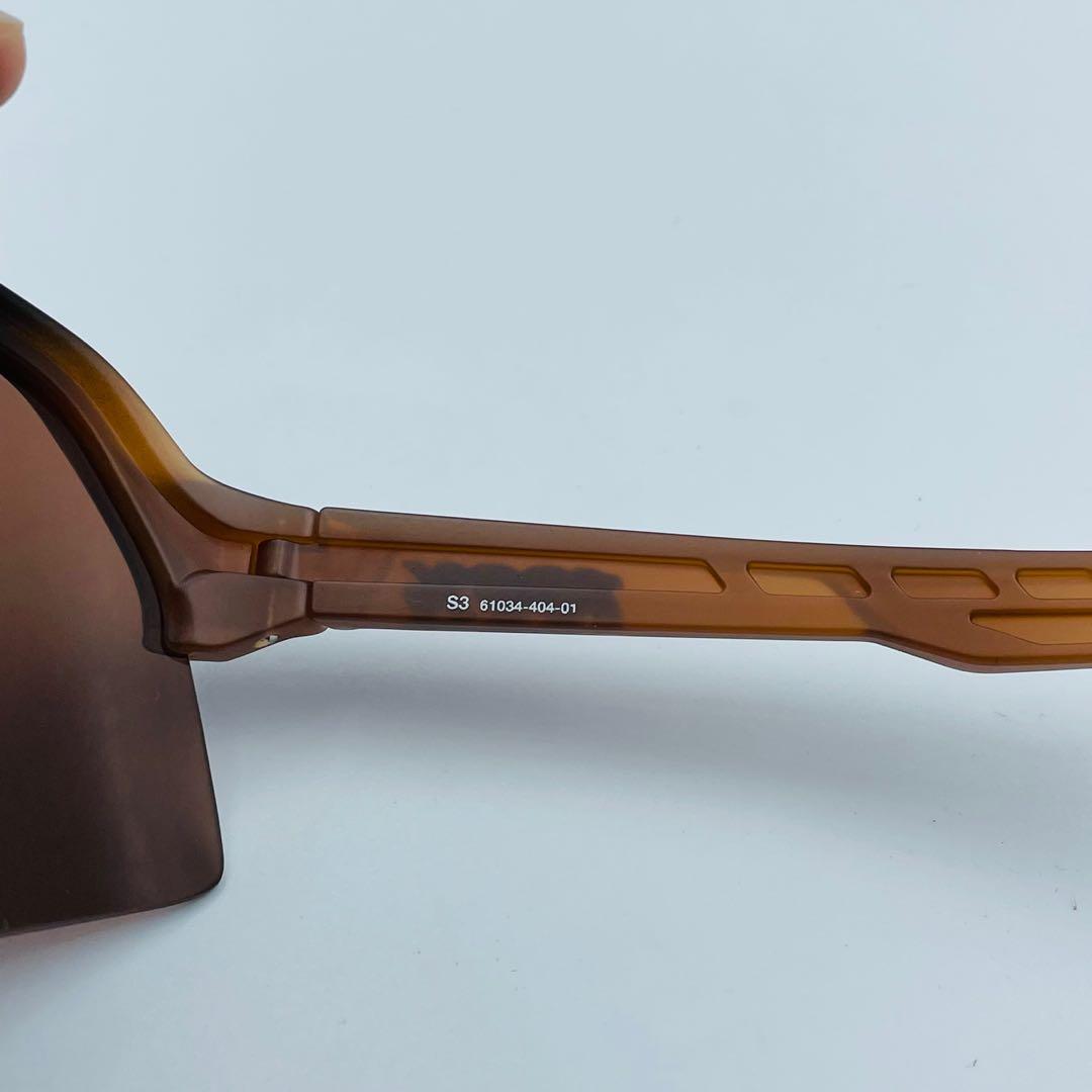 Ride 100% S3 Matte Translucent Brown Fade w/ HiPER Silver +