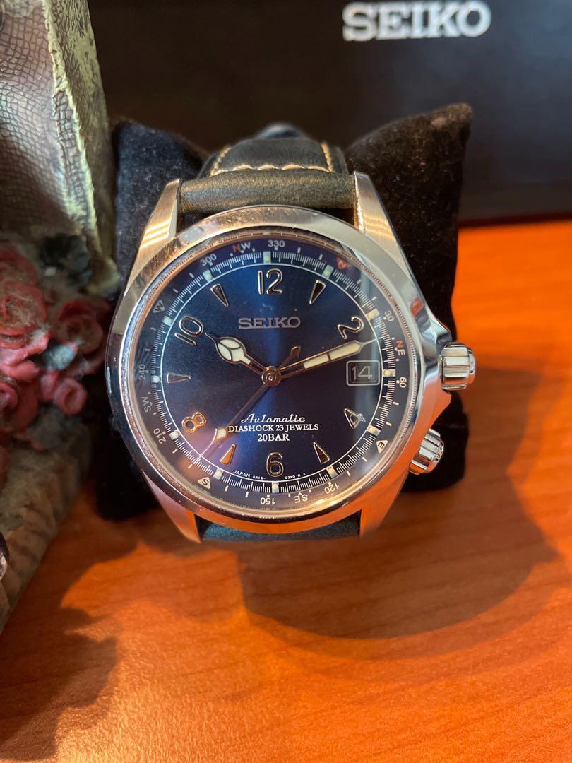 Seiko US Limited Edition Blue Alpinist SBP089 full set 2019 Hodinkee,  Luxury, Watches on Carousell