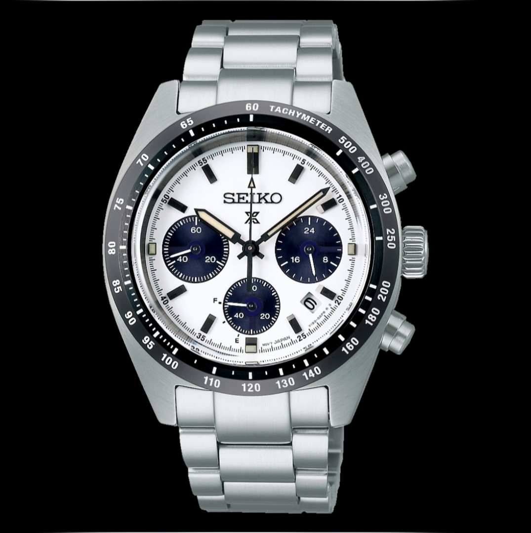Seiko Speedtimer Solar Chronograph Panda SSC813P1, Men's Fashion, Watches &  Accessories, Watches on Carousell