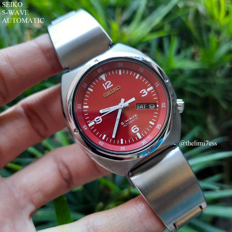 Seiko S-Wave Automatic 0120 Watch not Citizen or Mido, Fesyen Pria, Jam  Tangan di Carousell