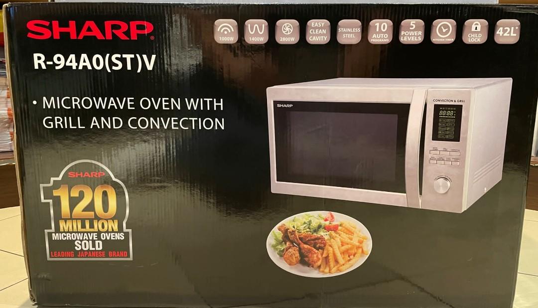 SHARP R94A0(ST)V Convection Microwave Oven (42L), TV & Home Appliances, Other Home Appliances