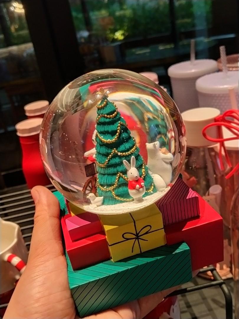 Christmas Globe 2022 Starbucks 2022 Snow Globe, Tickets & Vouchers, Store Credits On Carousell