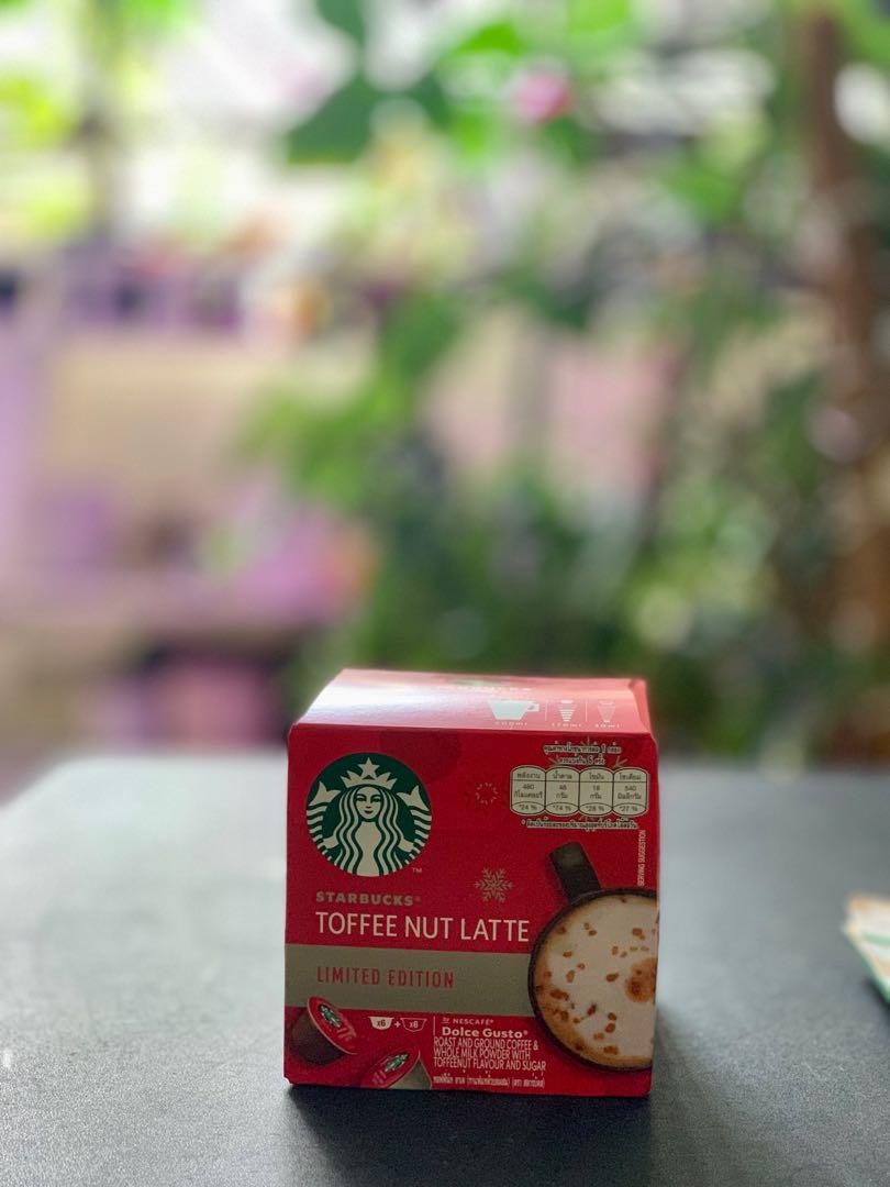 Starbucks Toffee Nuts Latte for Dolce Gusto, Food & Drinks, Beverages