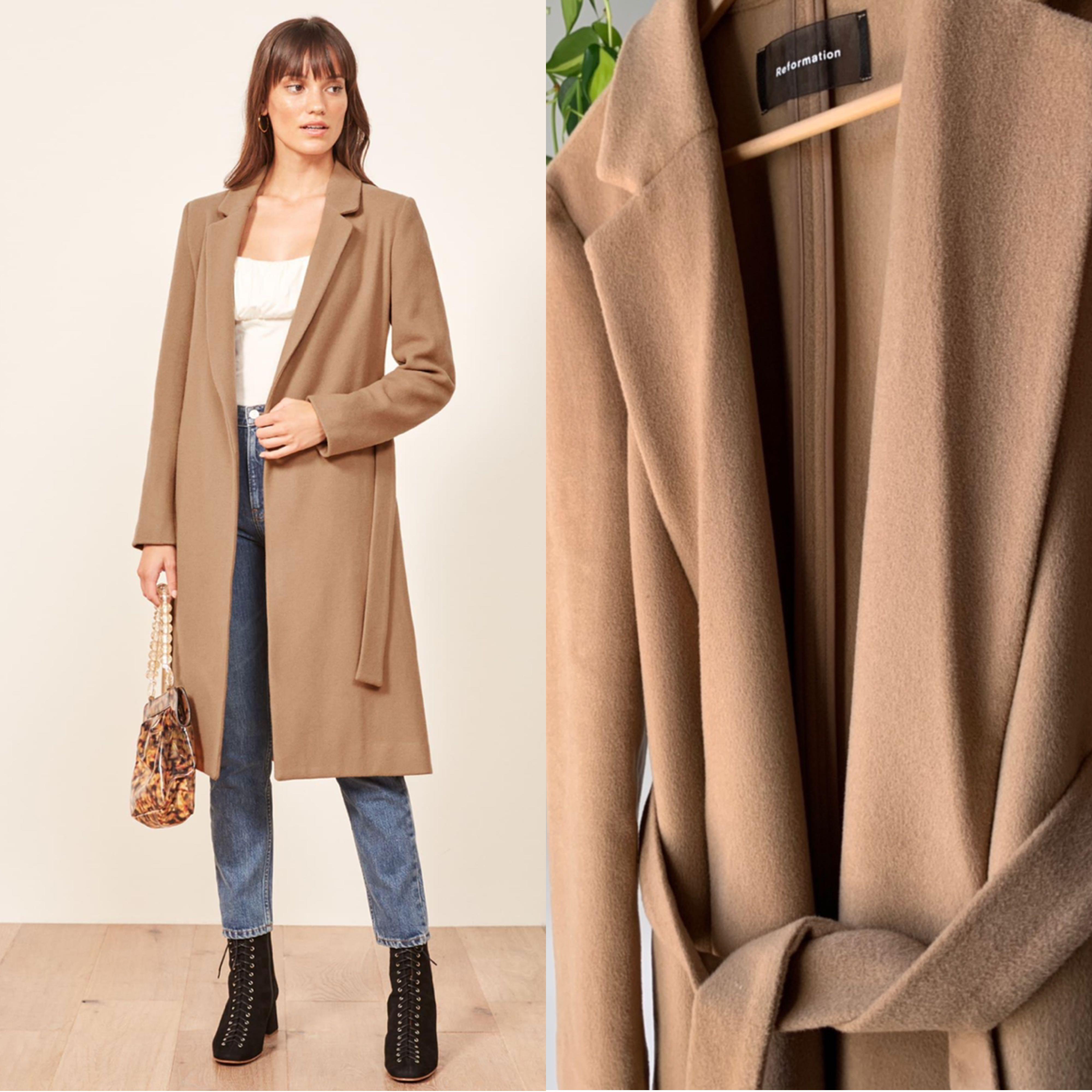 Reformation trench new arrivals coat