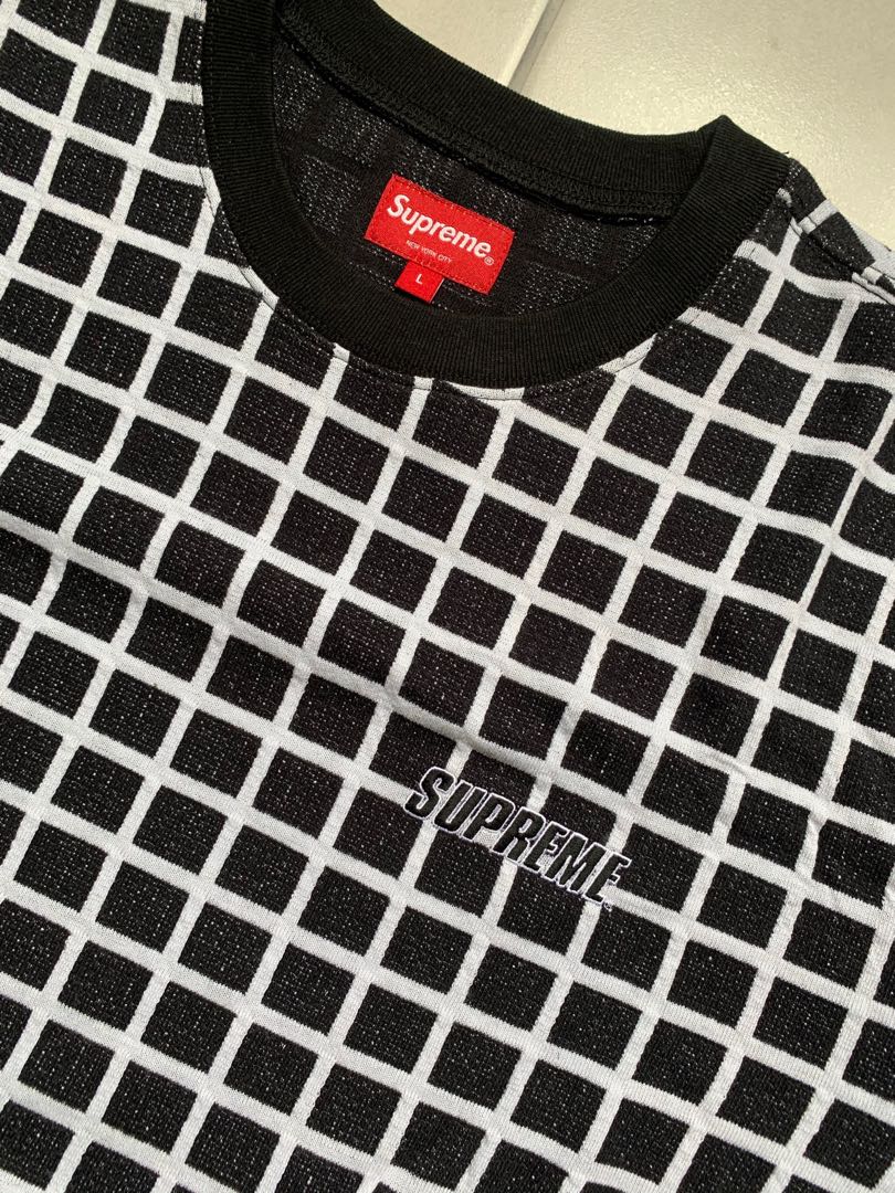 supreme grid tee