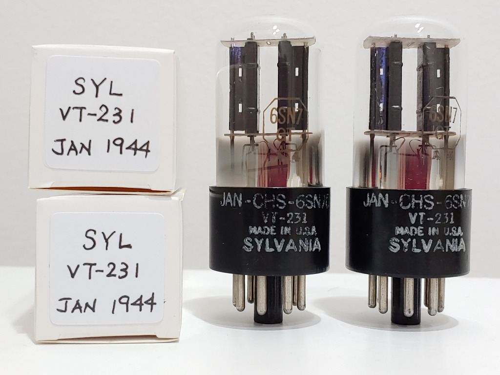 Sylvania VT231 / 6SN7 GT Audio Vacuum Tubes UPDATE, Audio, Other