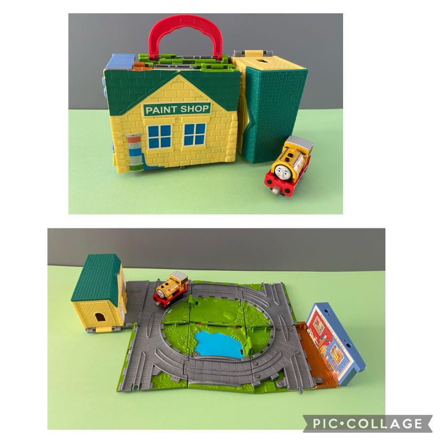 Thomas and Friends Sodor Paint Shop with Bill (Take n Play playset