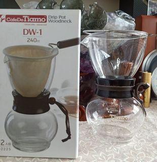 Tiamo DW-1 法蘭絨濾布手沖壺 +手沖咖啡濾杯