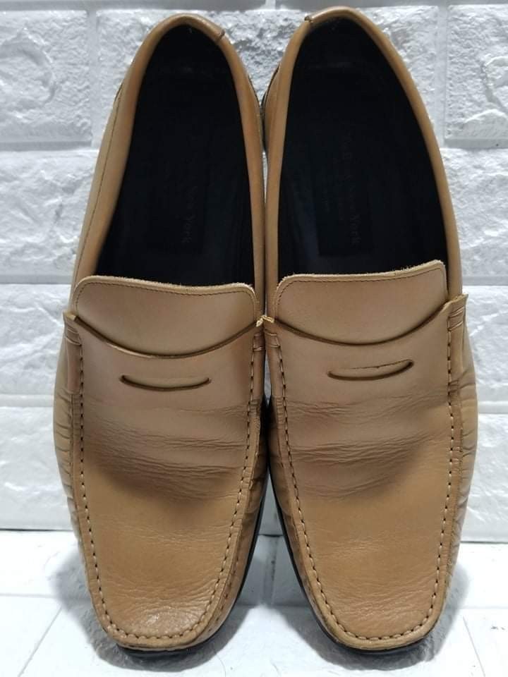 Chaussures Habillées To Boot New York By Adam Derrick Stark - Embouts D'aile En Cuir Marron Taille 8.5 M, Italie