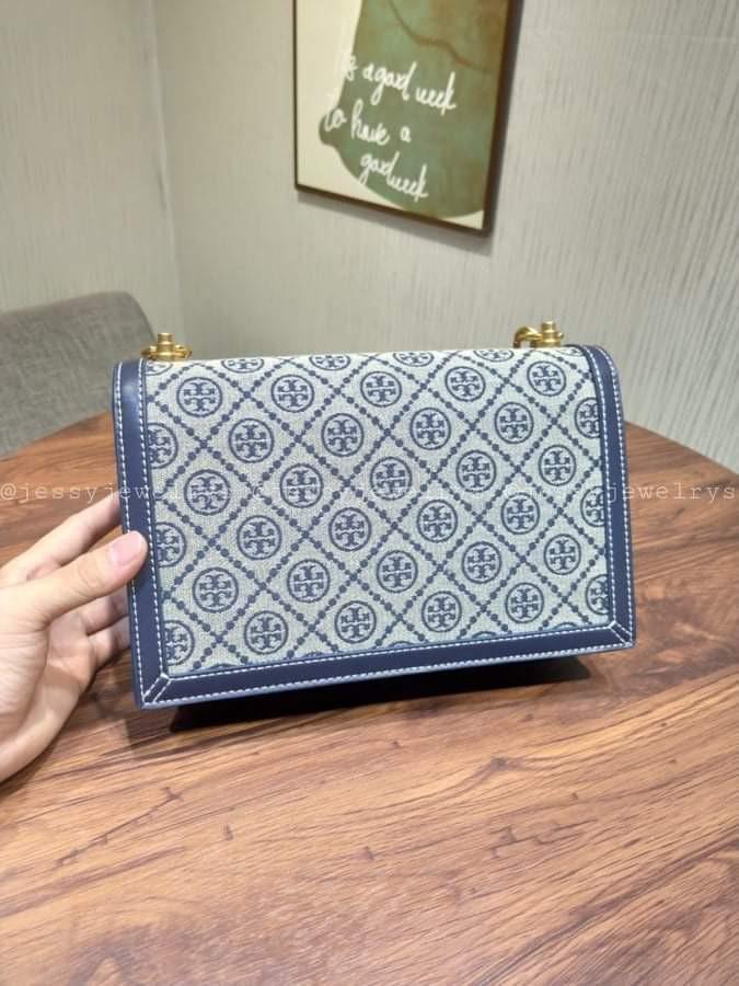 Tory burch T monogram jacquard camera bag 🇺🇸💯, Luxury, Bags & Wallets on  Carousell