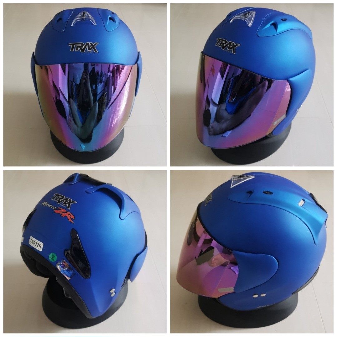 Trax Helmet (Visor Only), Motorcycles, Motorcycle Accessories on Carousell