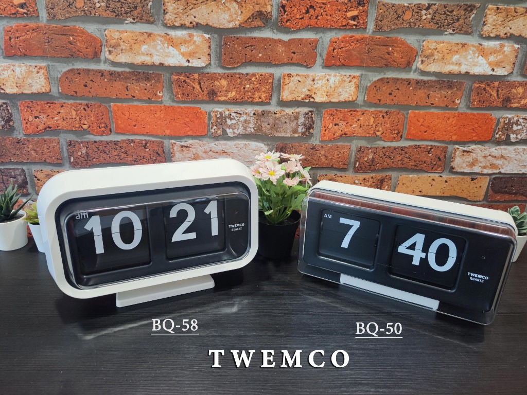 TWEMCO Flip Wall/Desk Clock BQ-58 / BQ-50, Furniture & Home Living