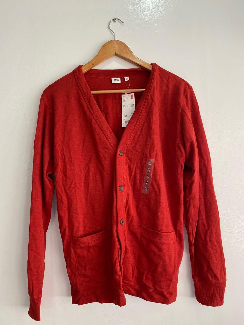 Uniqlo deals red cardigan