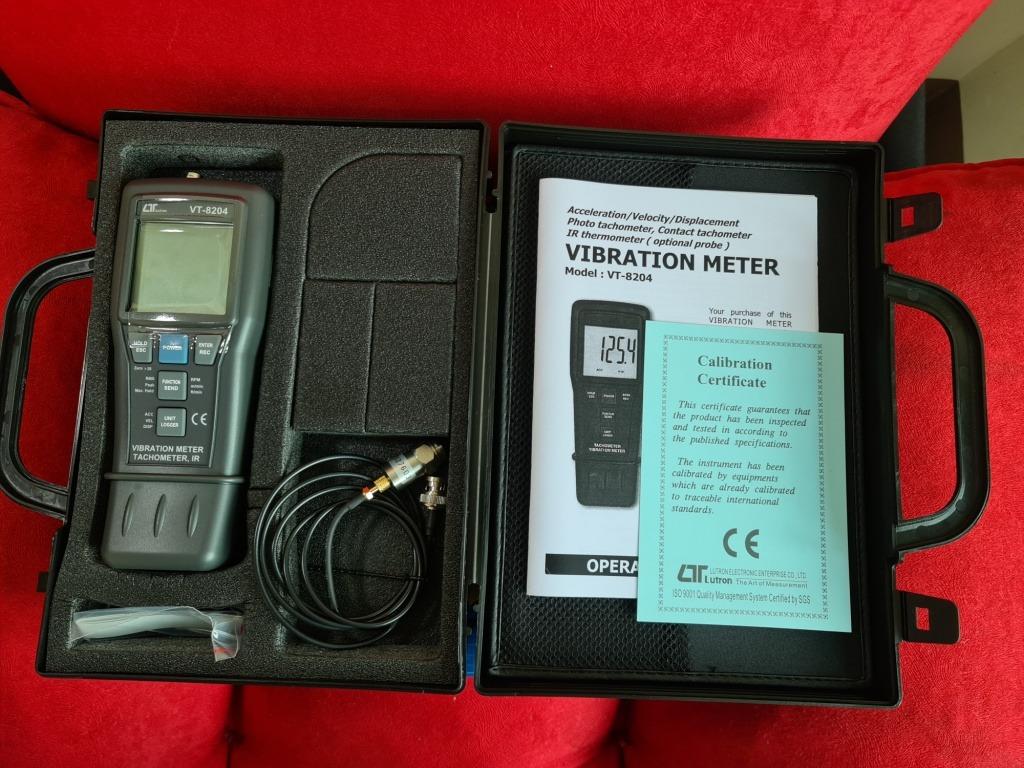 Vibration Meter, Tachometer, Vibrometer, Photo Tachometer, Laser