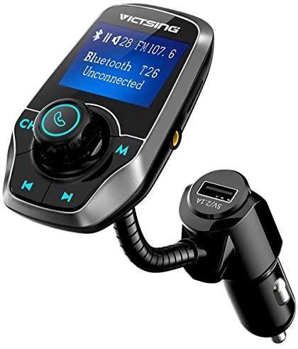 Maximal Power Car MP3 USB Bluetooth Hands Free FM Transmitter Radio for iPhone 4/4s/5/5c/5s/6 Non-Retail Packaging White Silver