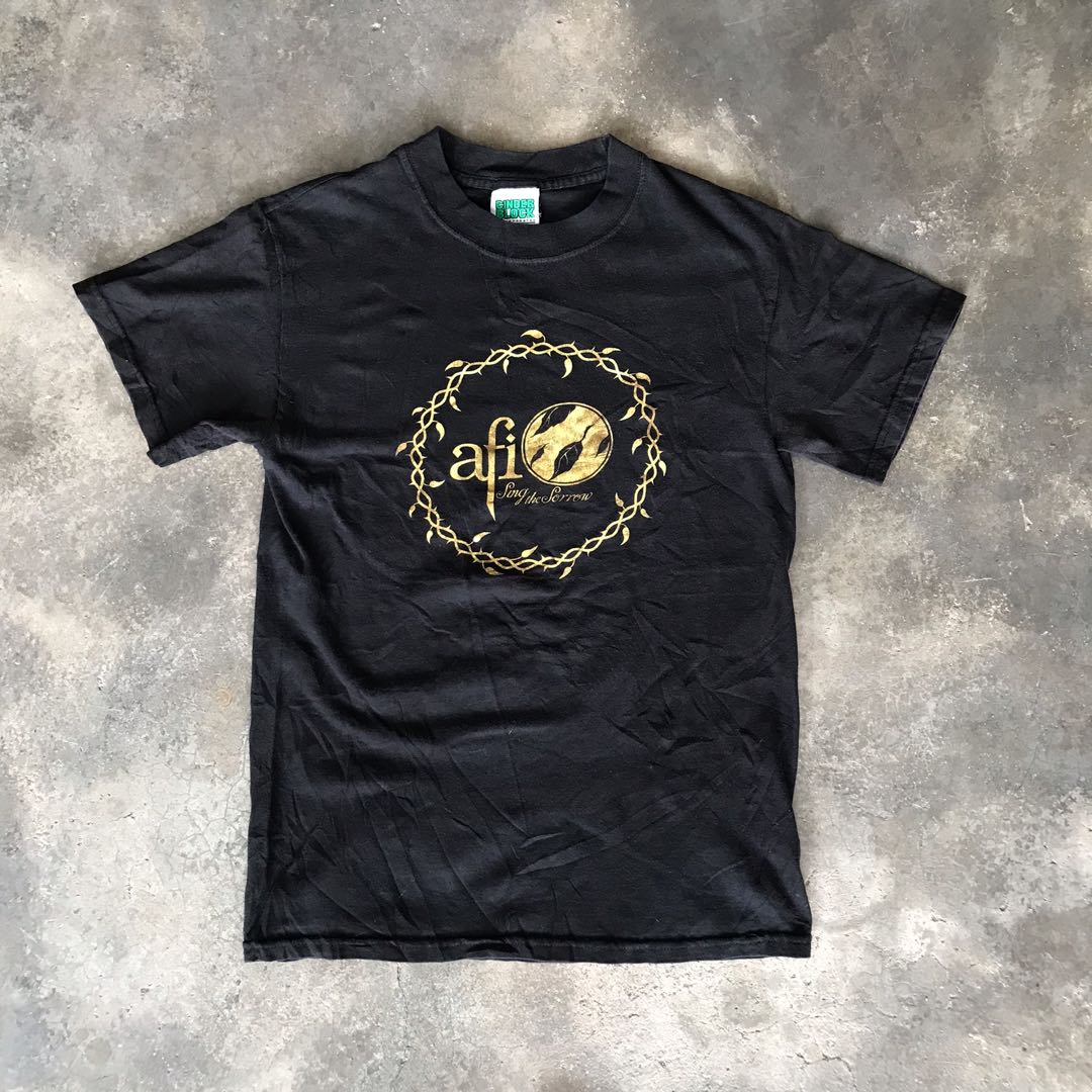 VINTAGE AFI BAND T-SHIRT, Men's Fashion 