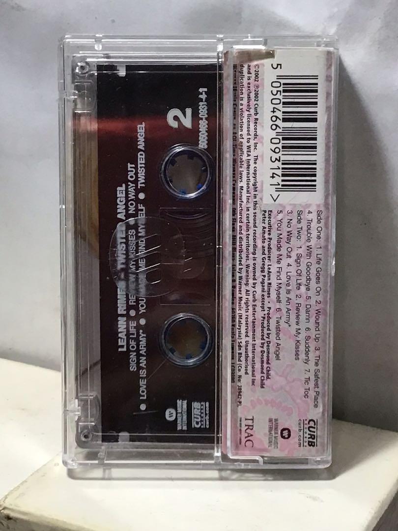 VINTAGE CASSETTE TAPE Leann Rimes - Twisted Angel OOP KASET Anubis  
