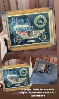 Vintage Linden Quarts Rolls Royce Clock