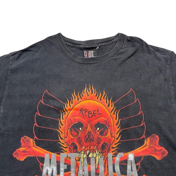 vintage metallica 90s pushead tshirt, Men's Fashion, Tops & Sets