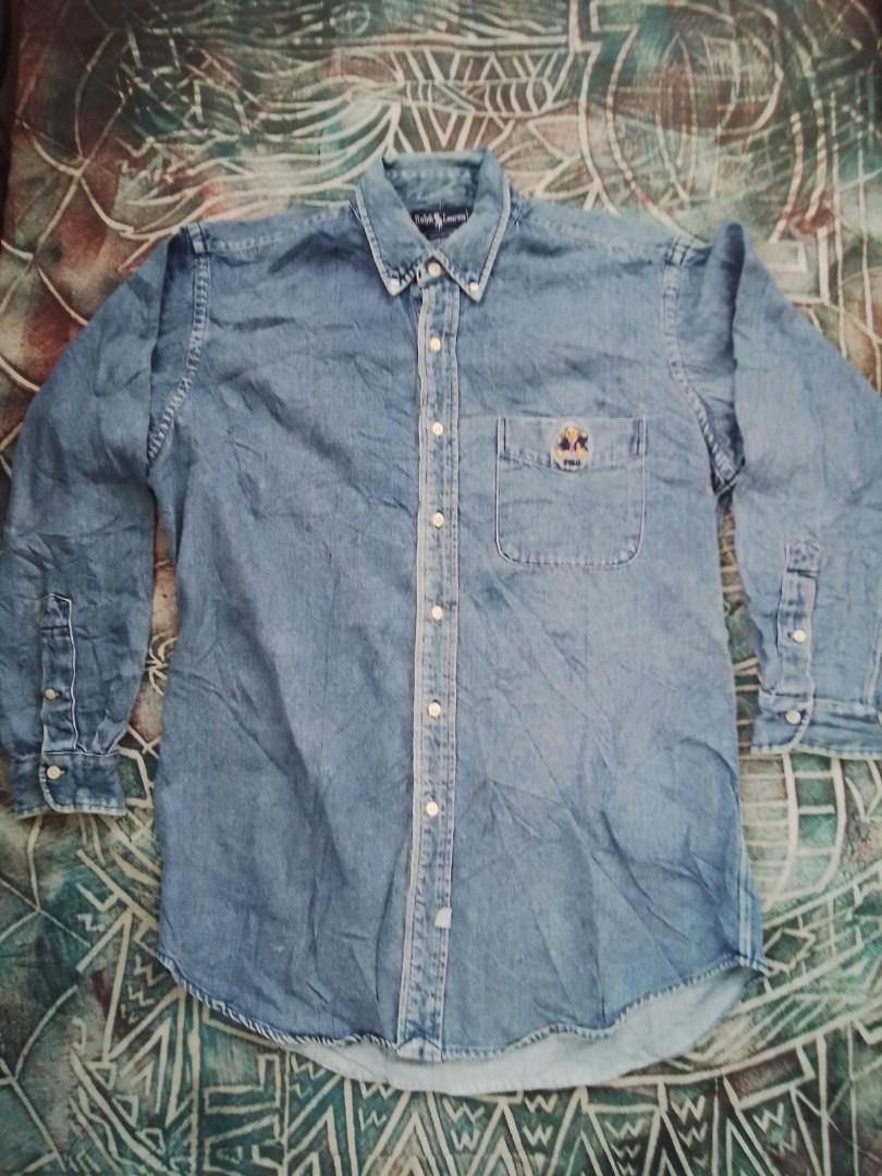 Polo Bear Ralph Lauren denim shirt 