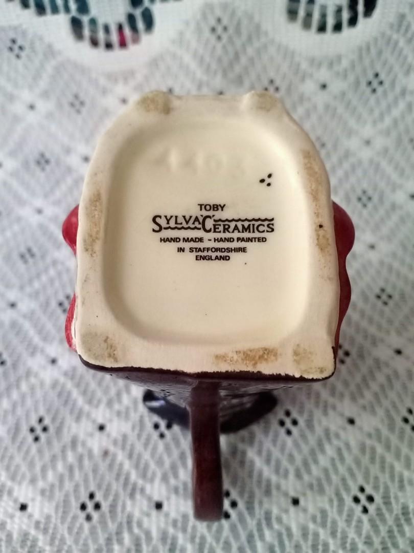 Vintage Red Toby Sylva Ceramics Jug, Furniture & Home Living, Home