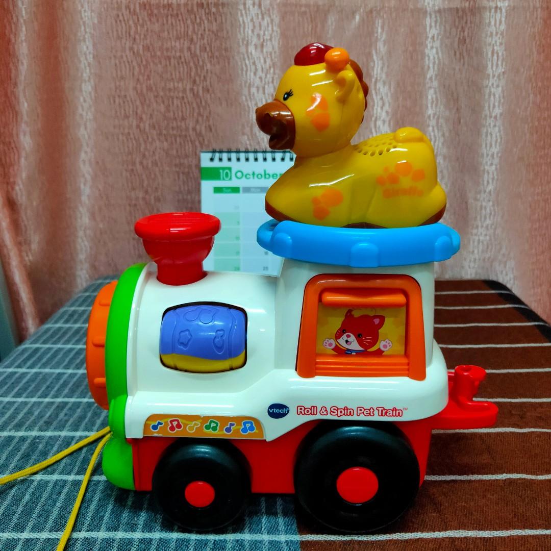 Vtech roll and hot sale spin pet train