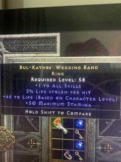 Wts Bul Kathos ring 3% D2R