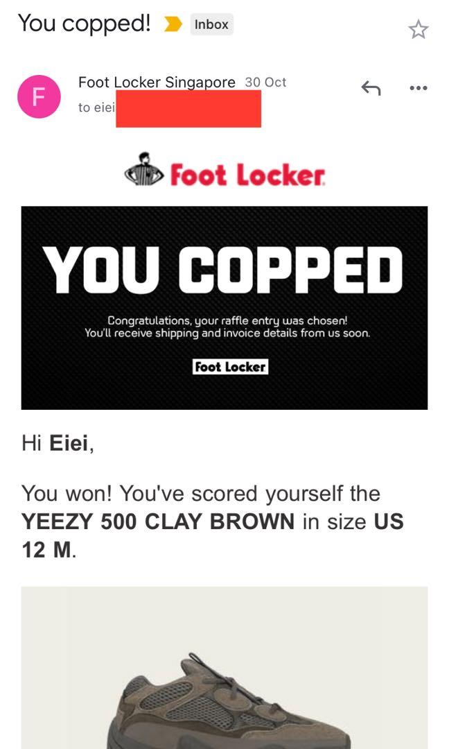 Foot locker yeezy clay clearance