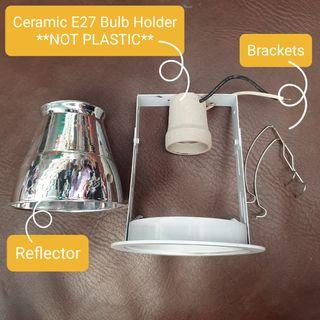 *2nd Hand* E27 Adjustable Ceiling Downlight with Ceramic Holder