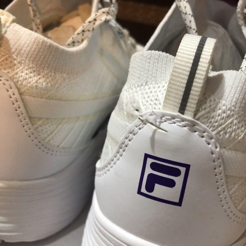 [全新］Fila rgb flex shine 慢跑白鞋 BTS聯名款