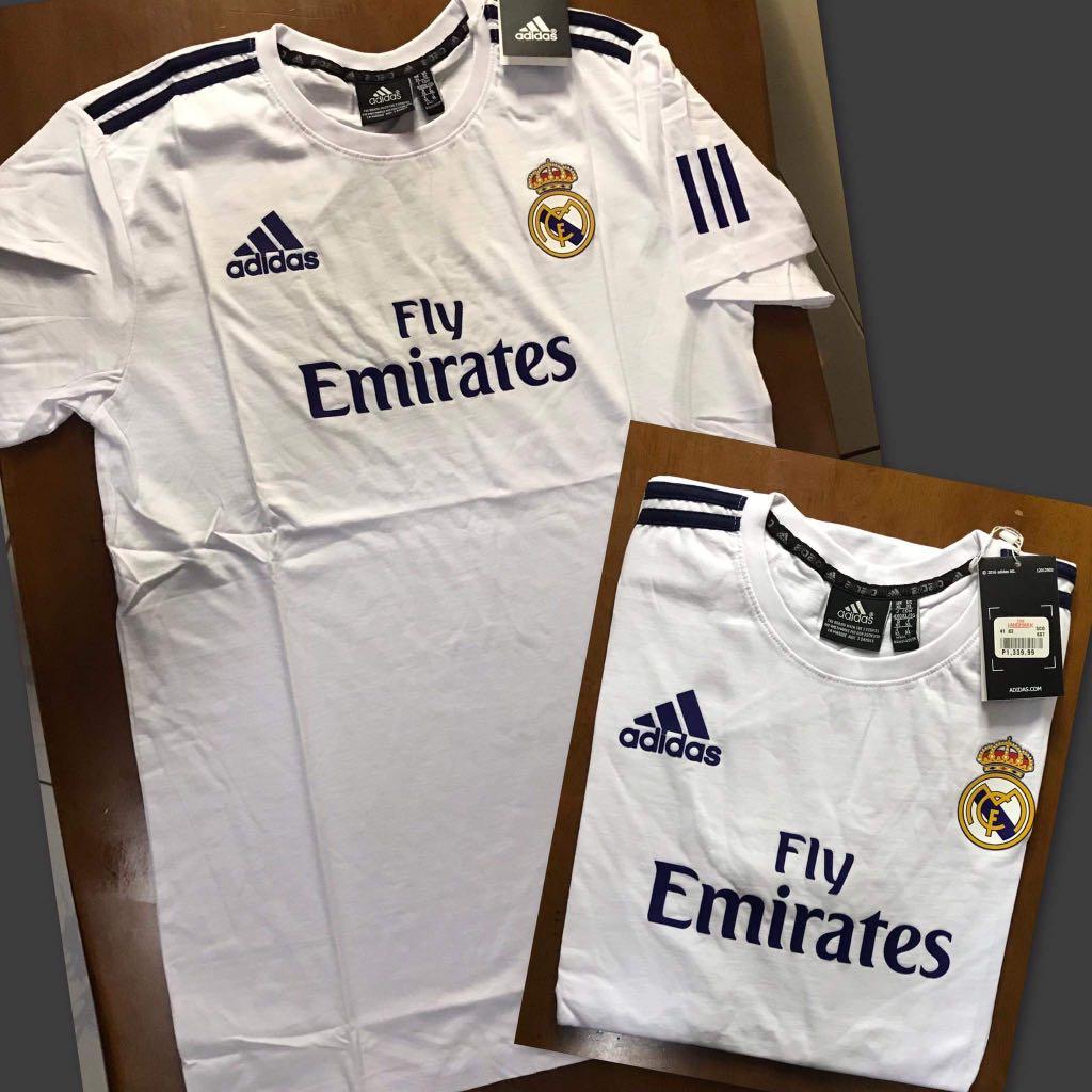 Adidas Emirates - White (XL), Men's Fashion, Tops u0026 Sets, Tshirts u0026 Polo  Shirts on Carousell