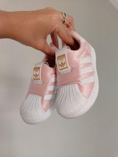 Adidas kids superstar pink