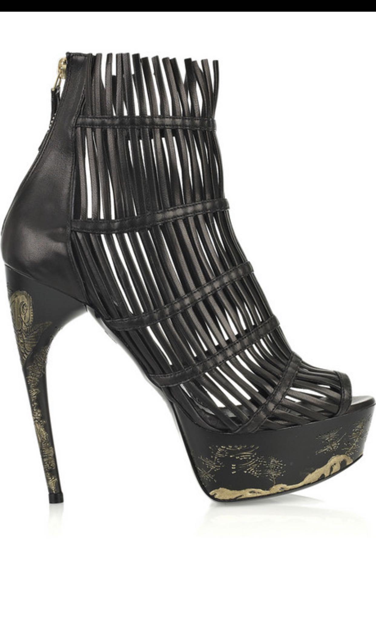 Alexander mcqueen cage sandal 2025