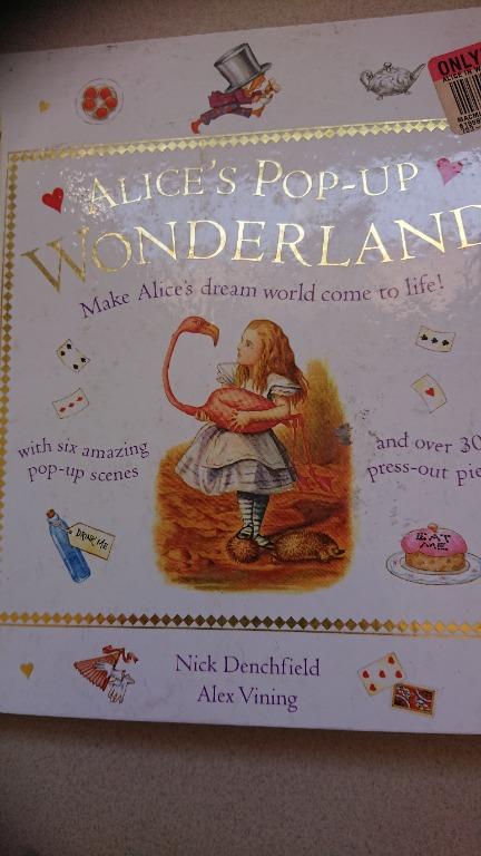 Books　in　Book,　Up　on　Books　Toys,　Wonderland　Children's　Magazines,　Alice　Hobbies　Pop　Carousell