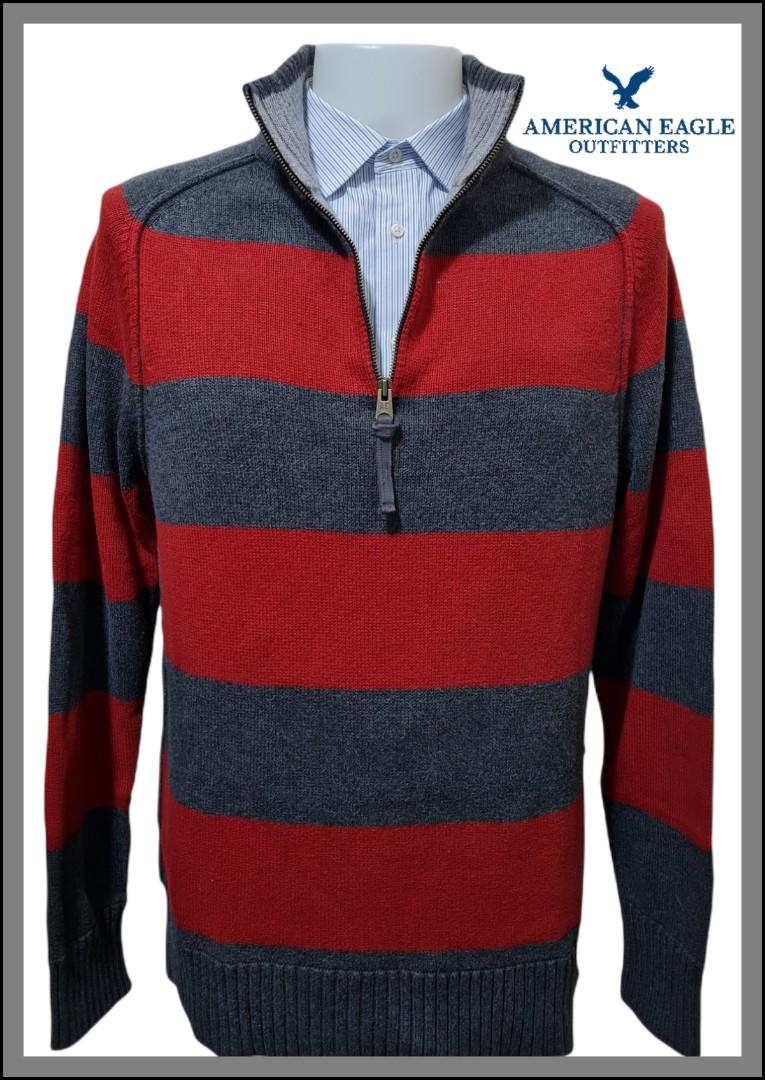 Lacoste 1//4 Zip Stripe Mens Cotton Knitted Sweater Jumper 10 5XL XXXXXL BNWT New
